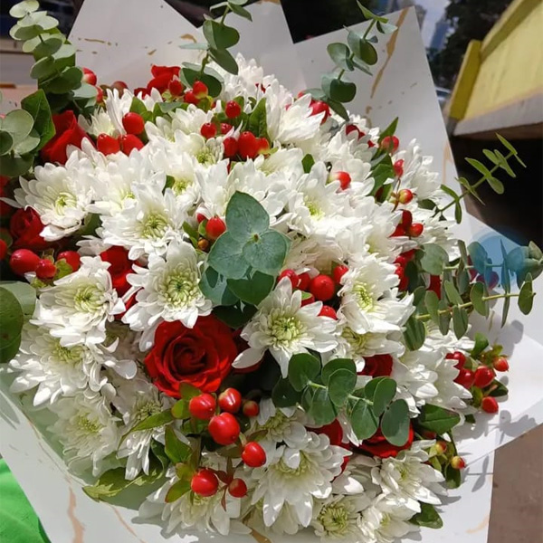 Crimson Charm Bouquet